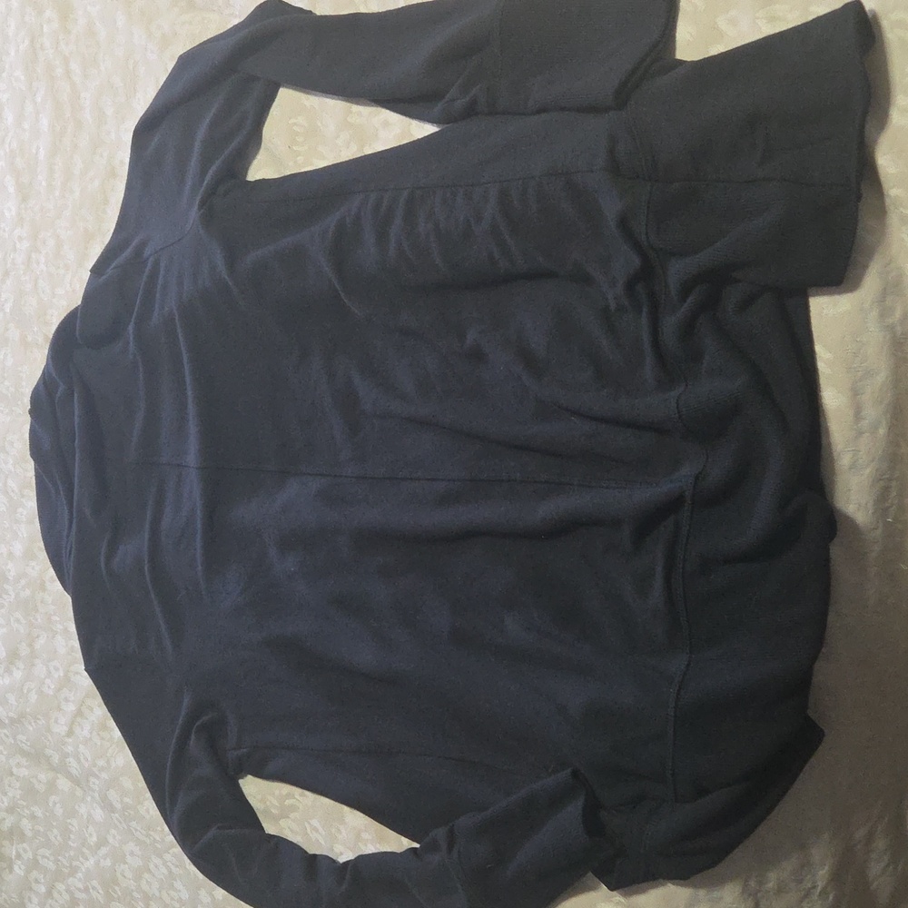 NWOT Athleta Black  Sweater Wrap Size S - Picture 4 of 4